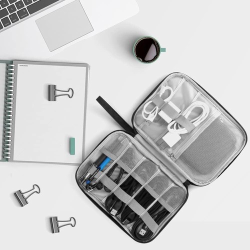 Travel Cable Bag Organizer Charger Storage Electronics USB Case Cord Accessories - Picture 6 of 7
