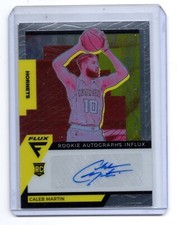 20-21 Flux Flux Rookie Signatures #19 Caleb Martin Charlotte Hornets