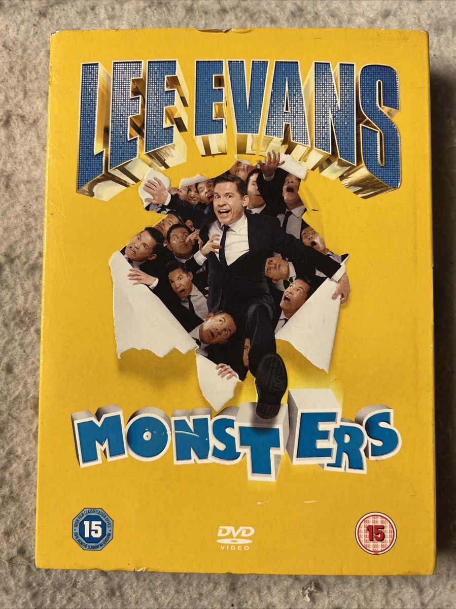 Lee Evans Monsters DVD 2014 Live British Stand Up Comedy