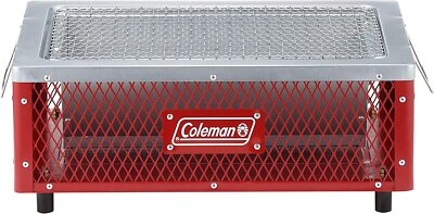 アウトドアで大活躍！Coleman Cool Stage 2-Way Grill Coleman Cool Stage Tabletop Grill for BBQ stove RED JAPAN