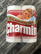 Vintage 1980s Charmin Pink Toilet Paper 4-pack Sealed NOS NEW TV Movie Prop