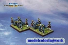 15mm SYW Seven Years War WGS painted British Artillery and 4lb Cannon BC3