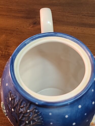 Christian Book Distributors Snowman Family Ceramic Teapot RARE! READ** - Picture 20 of 24