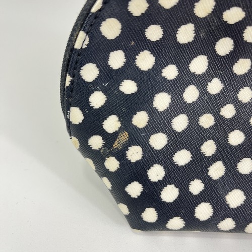 Kate Spade New York Small Makeup Pouch Bag Black w/ White Spots - Picture 12 of 12