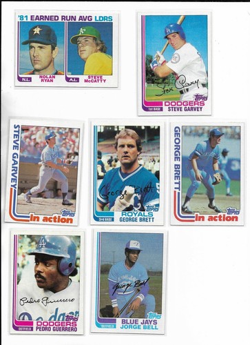 1982 Topps PICK-A-CARD Ryan FERNANDO Ozzie Schmidt Murray Brett Raines Carlton - Picture 19 of 49