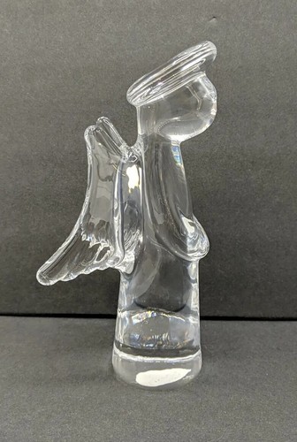 Vintage Toscany Collection Clear Angel Glass 24% Lead Crystal Figurine - Picture 2 of 6