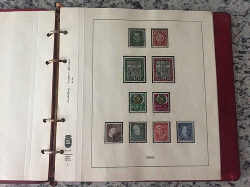 Deutschland 1950-1966 Briefmarkensammlung, komplette Seiten - Lindner Einsteckbuch - Bild 11 von 12