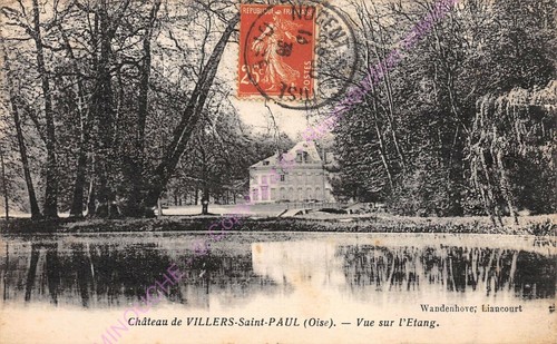 CPA Pierrefonds Le Chateau, l'Etang et la Gare FRANCE (1014220