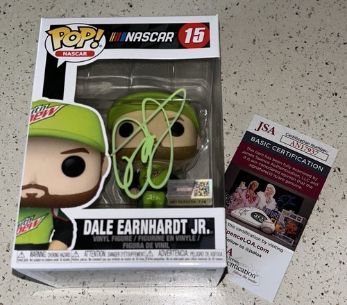 DALE EARNHARDY JR SIGNED JSA FUNKO POP! NASCAR RACING MTN DEW AUTOGRAPH AUTO COA
