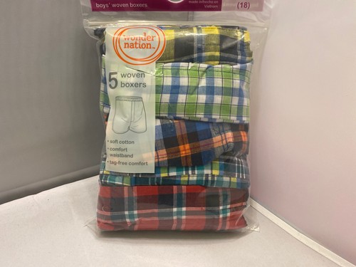 Ropa interior Wonder Nation para niños boxers tejida algodón suave - Imagen 11 de 12