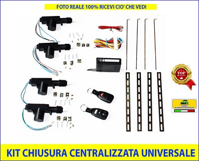 Kit Chiusura Centralizzata Universale Per Auto Con 2 Telecomandi - Foto 6