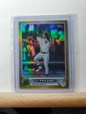 2022 TOPPS Series 1 Baseball Clint Frazier base GOLD Foil/HOLO card # 101