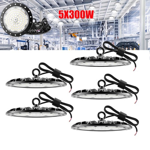 5X300W UFO LED Hallenbeleuchtung Deckenstrahler Werkstattleuchte Industrielampe