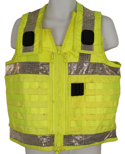 Arktis Molle Tactical Utility Vest Hi Vis Hi Viz Ex Police Security Grade B - Picture 1 of 4