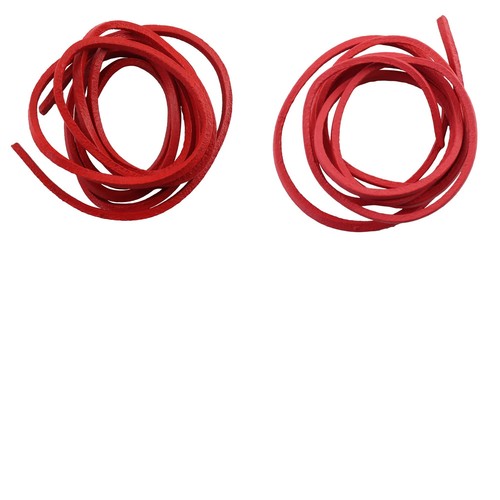 Bracciale in pelle cordoncino in pelle cordino in cuoio quadrato diversi colori - Foto 2 di 27