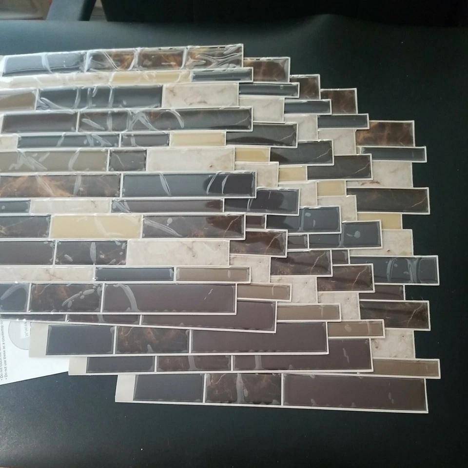 5 x new Peel and Stick Brick Kitchen Wall Tile size 11.8 " x 11.8 "  - Image 3 of 4