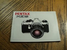 Vintage Pentax ME Super Camera Manual Japan  1982