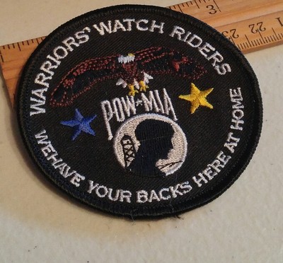 Lot Of 2 Warriors Watch Riders Bikers Veterans Usa Supporters 3 Patches Ebay