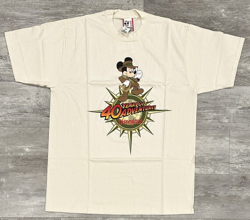 Vintage 1995 Disney Designs “40 Years Of Adventure” Mens T Shirt Sz XL Brand NEW - Picture 2 of 10