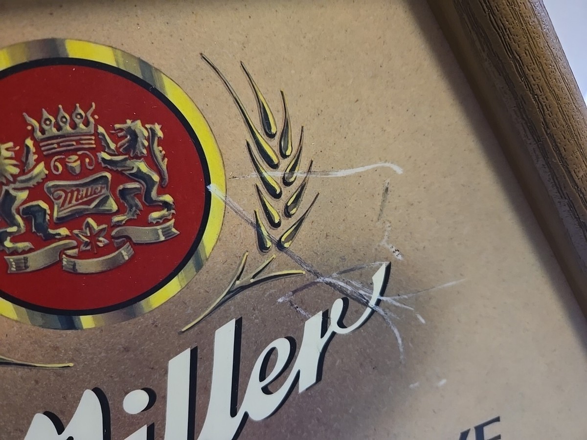 Rare Vintage 1983 Miller Special Reserve Beer Hanging Bar