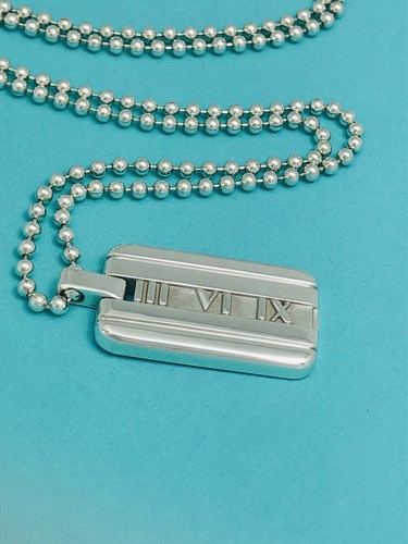 Co Sterling Silver Atlas Dog Tag 