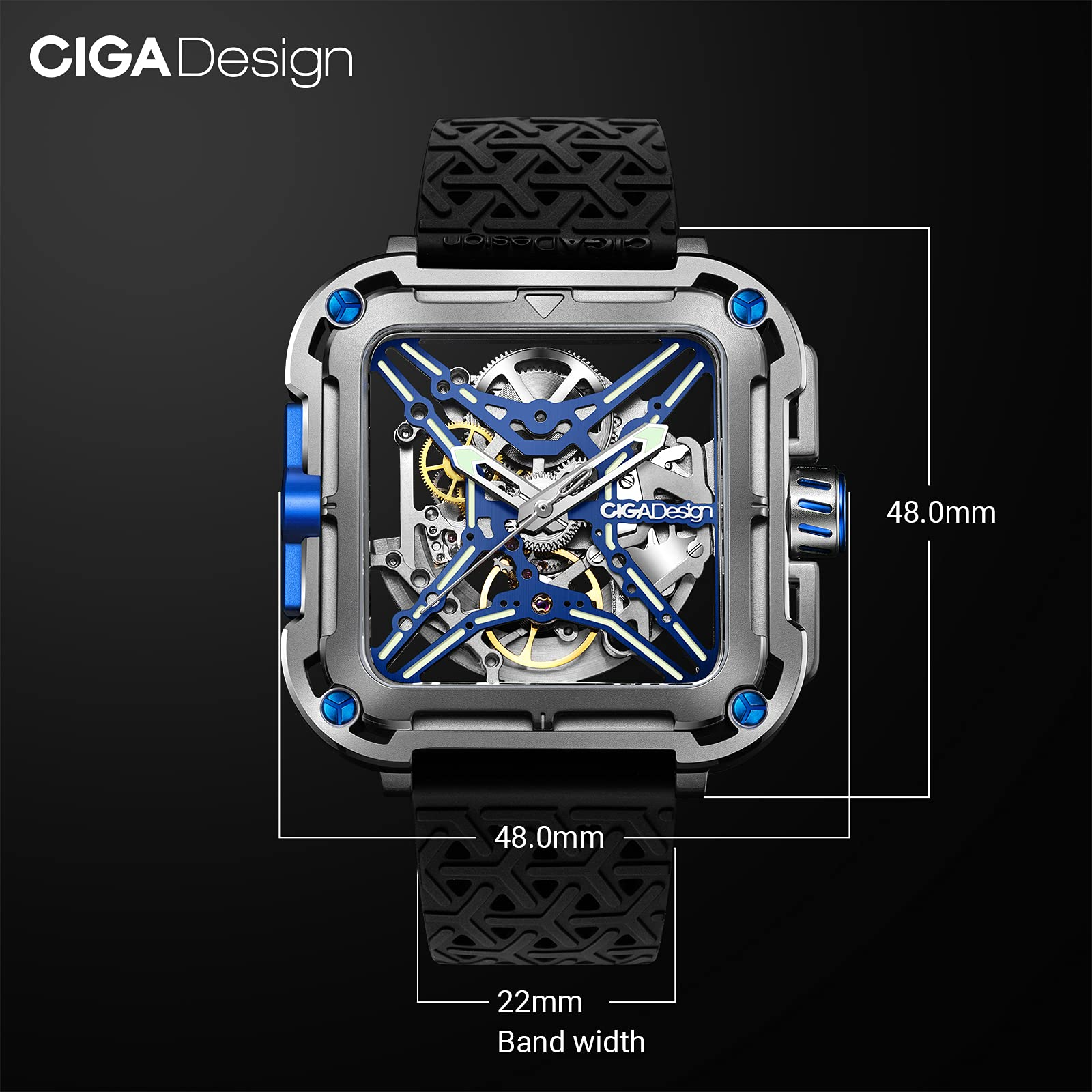 CIGA Design X Series SUV Watch Automatic Mechanical Wristwatch TitaniumCase  750081750706 | eBay