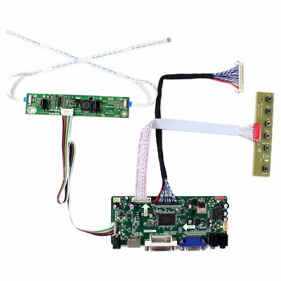 HD VGA DVI LCD Controller Board Compatible With 24inch 1920x1080 M240HW01 V6