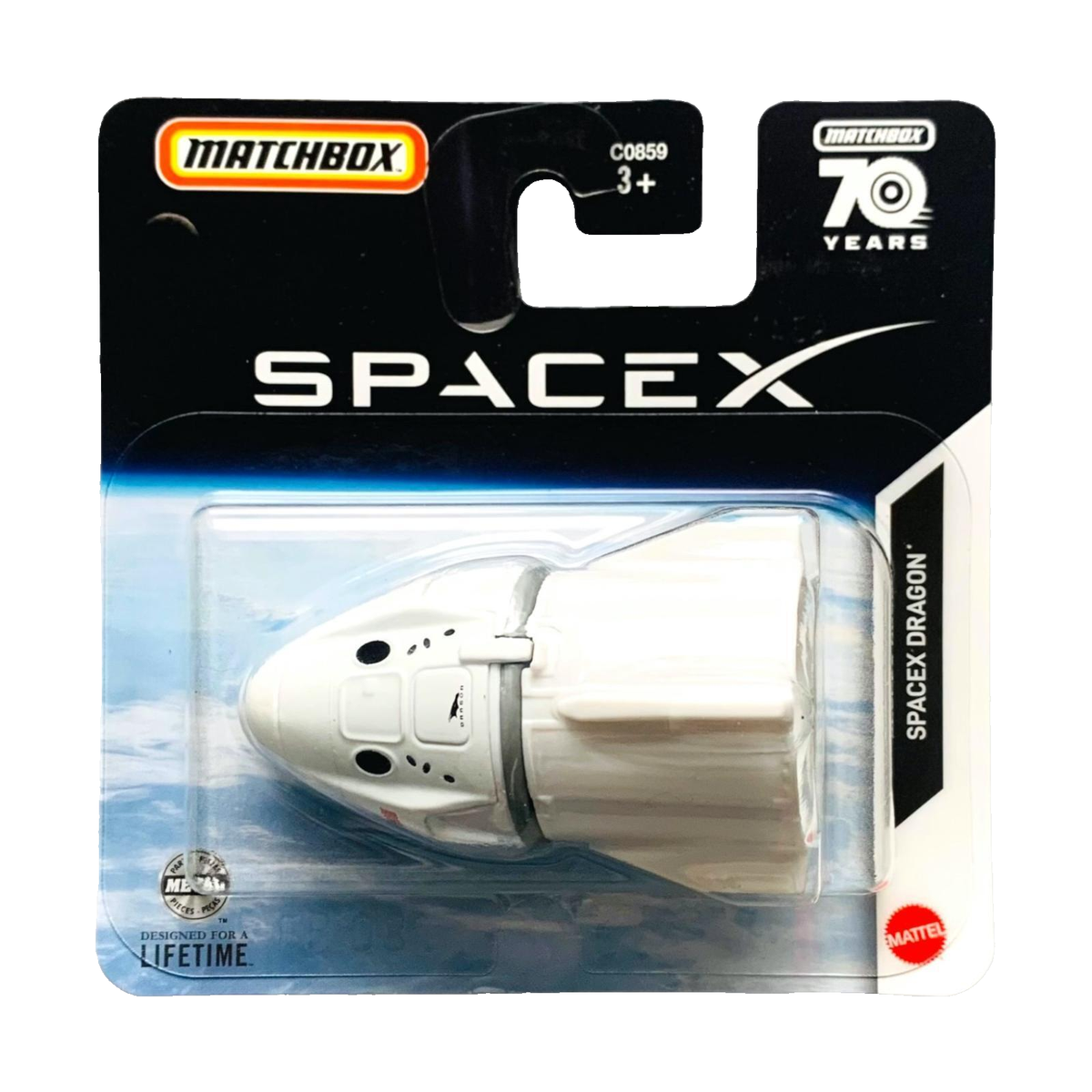 SpaceX Dragon Spacecraft Matchbox 2023 MB1301 HFT23 Short Card | eBay