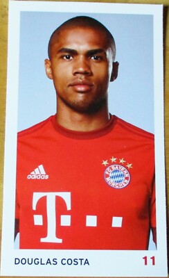 Autogrammkarte FC Bayern München - Douglas Costa - Saison 2015/2016
