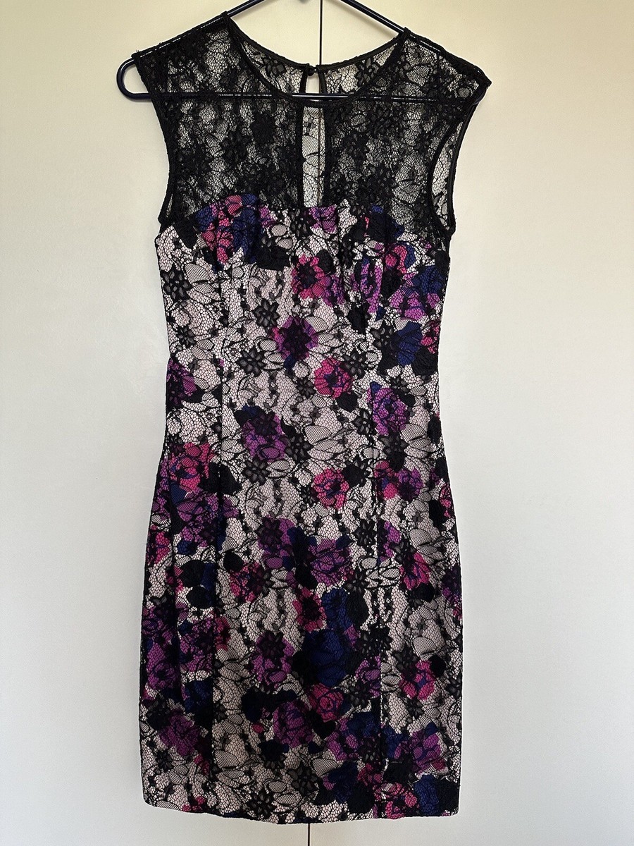 French Connection Floral Lace Dress, Size 0, Cocktail | eBay French Connection Floral Lace Dress, Size 0, Cocktail | eBay