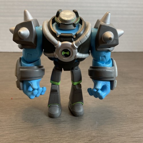 Ben 10 Playmates Cartoon Network OMNI-KIX ARMOR SHOCK ROCK Action Figure 5"