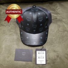 black mcm hat