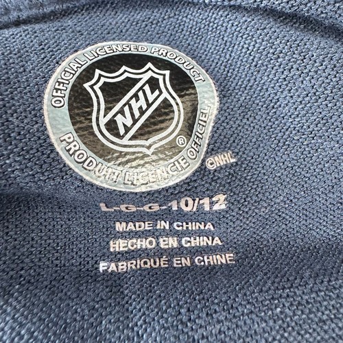 New NHL Seattle Kraken Girls Knit Navy Gray Long Sleeves Pullover Hoodie L 10/12 - Picture 7 of 7