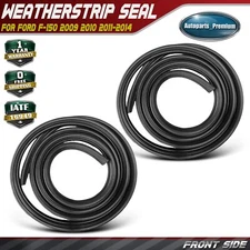 2x Front Side Inner Door Window Belt Weatherstrip Seal for Ford F-150 2009-2014