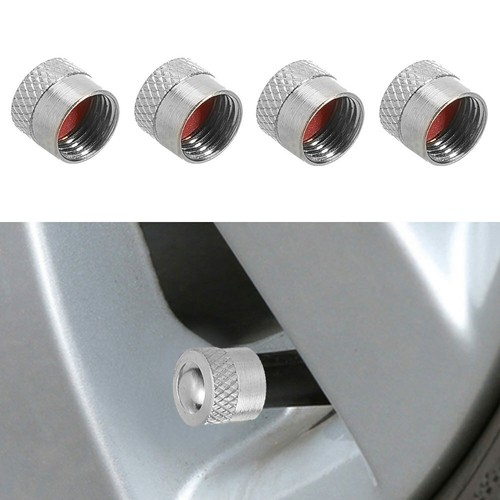 8pcs 8mm Car Wheel Tire Valve Cap Metal Tyre Stem Valve Cap Cover Accessories - Picture 6 of 12