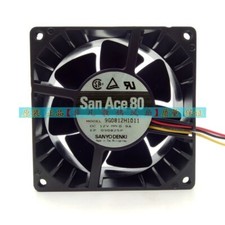 Sanyo 9G0812H1011 12V 0.9A 8038 3-Wire Dual Ball Cooling Fan