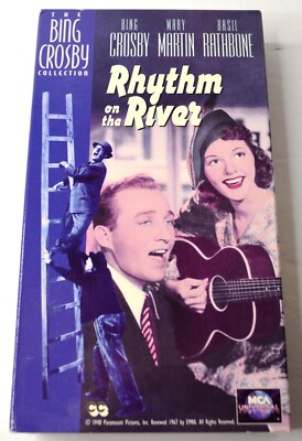 1994 RHYTHM ON THE RIVER 1940 VHS TAPE STARRING BING CROSBY