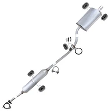 Stainless Steel Exhaust Resonator Muffler fits: 2002-2004 Honda CR-V 2.4L