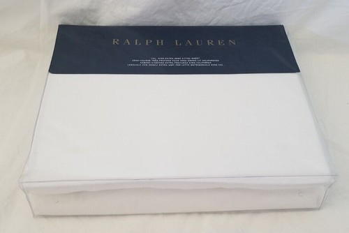 4 pc Ralph Lauren Katrine Off White Cal. King Sheet Set $500 NIP - Picture 2 of 10