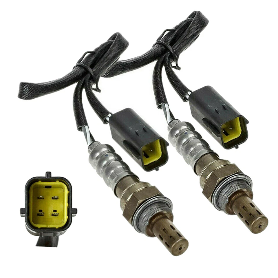 Sensor de oxígeno O2 arriba+abajo 4 piezas para Infiniti EX37 M37 2014 Infiniti QX50 QX70 2013 Foto 4 de 4