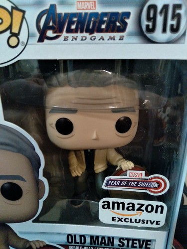 Funko POP! Marvel Year Of The Shield VECCHIO STEVE & SOLDATO D'INVERNO Amazon Ecc. - Foto 6 di 7