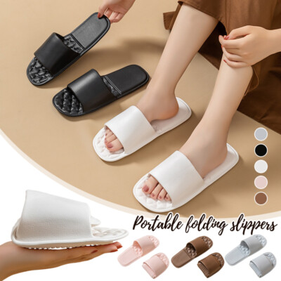 Summer Foldable Travel Slippers Portable Anti-Slip Comfortable Couple Shoes
