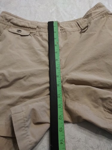 Jones New York Sport Womens Shorts Size 8 Khaki Utility Flat Front Cargo Pocket - 第 11/14 張圖片