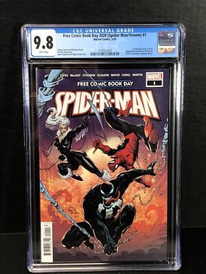 SPIDER-MAN/VENOM FREE COMIC BOOK DAY 2020 CGC 9.8 GRADED 1ST APPEARANCE VIRUS!