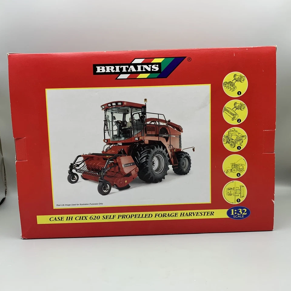 Britains ERTL Case IH CHX 620 Self Propelled Forage Harvester Chopper 1/32 NEW - Image 3 of 4