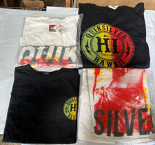 NEW 4pk Quicksilver Tee shirt 2 White 2 Black Combo Men Teen Boy School surf guy