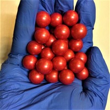 Glass Marbles 36 Opaque Solid RED 16mm 5/8" Inch Chinese Checkers Replacement