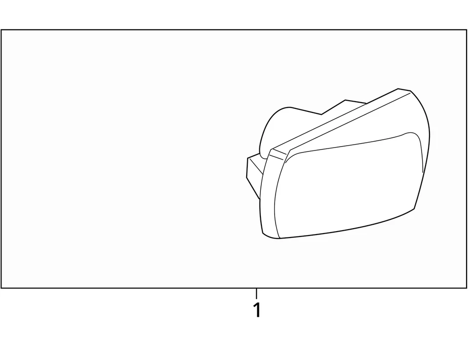 Только объектив SAAB 9-3 03-11 боковой габаритный фонарь крепление на крыло правая сторона левая 12777318 - Изображение 4 из 4