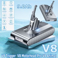 For Dyson V8 SV10 Battery Motorhead Pro Animal Li-Ion Battery w/LED Indicator