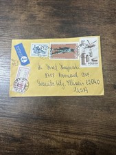 Poland Registered Airmail Cover to USA 1980s Kosciuszko Helicopter Warsaw